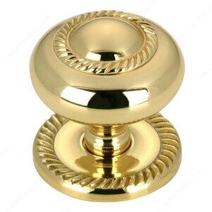 4 Richelieu Brass Drawer Knobs 1.5" #BP8048130 Huntingdon Vintage Hardware Set